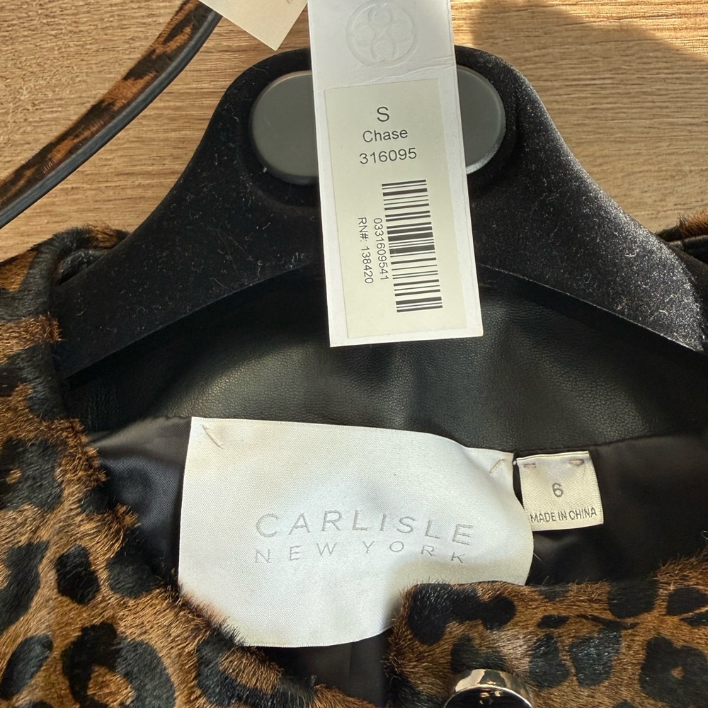Chaser Brown Leopard Print Trench Coat - Picture 9 of 12